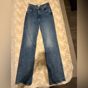 MOTHER Straight Leg Blue Jeans